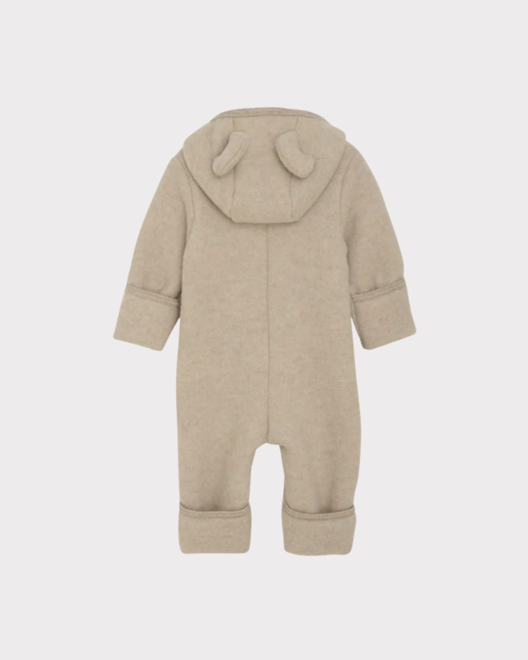 Pram Suit Ears Wool Fleece-Ull-Huttelihut-Aandahls