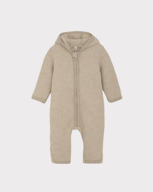 Pram Suit Ears Wool Fleece-Ull-Huttelihut-Aandahls