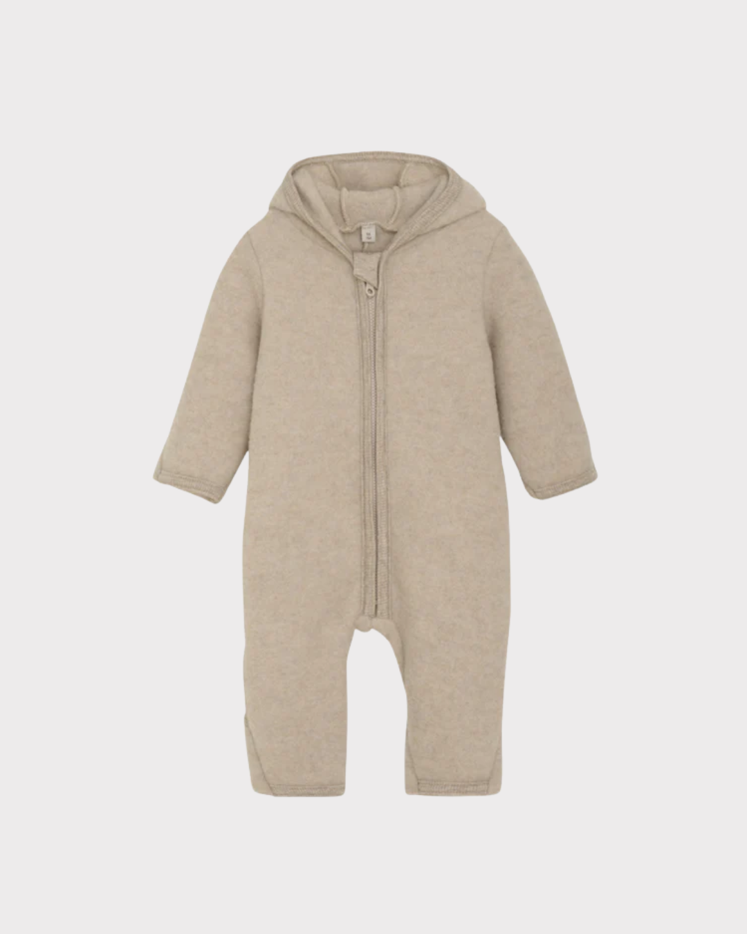 Pram Suit Ears Wool Fleece