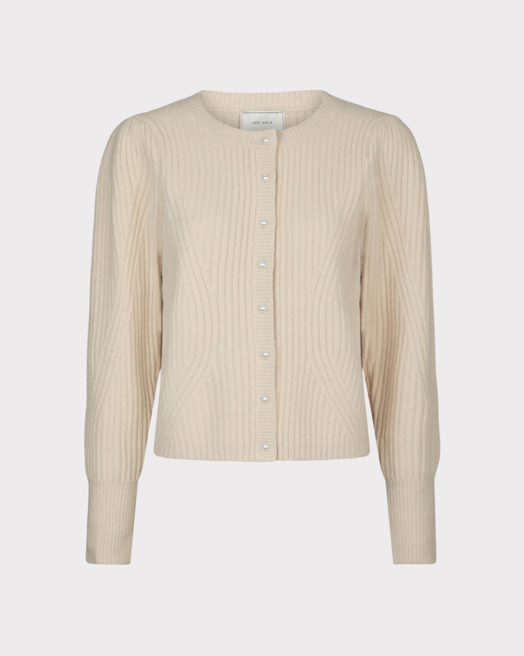 Puli Knit Cardigan-Genser-Neo Noir-Aandahls