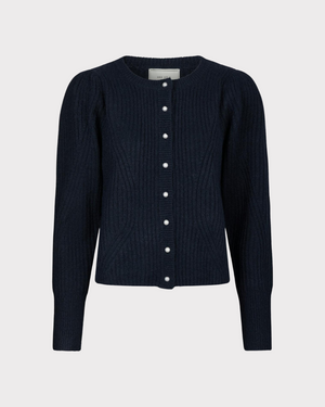 Puli Knit Cardigan-Genser-Neo Noir-Aandahls
