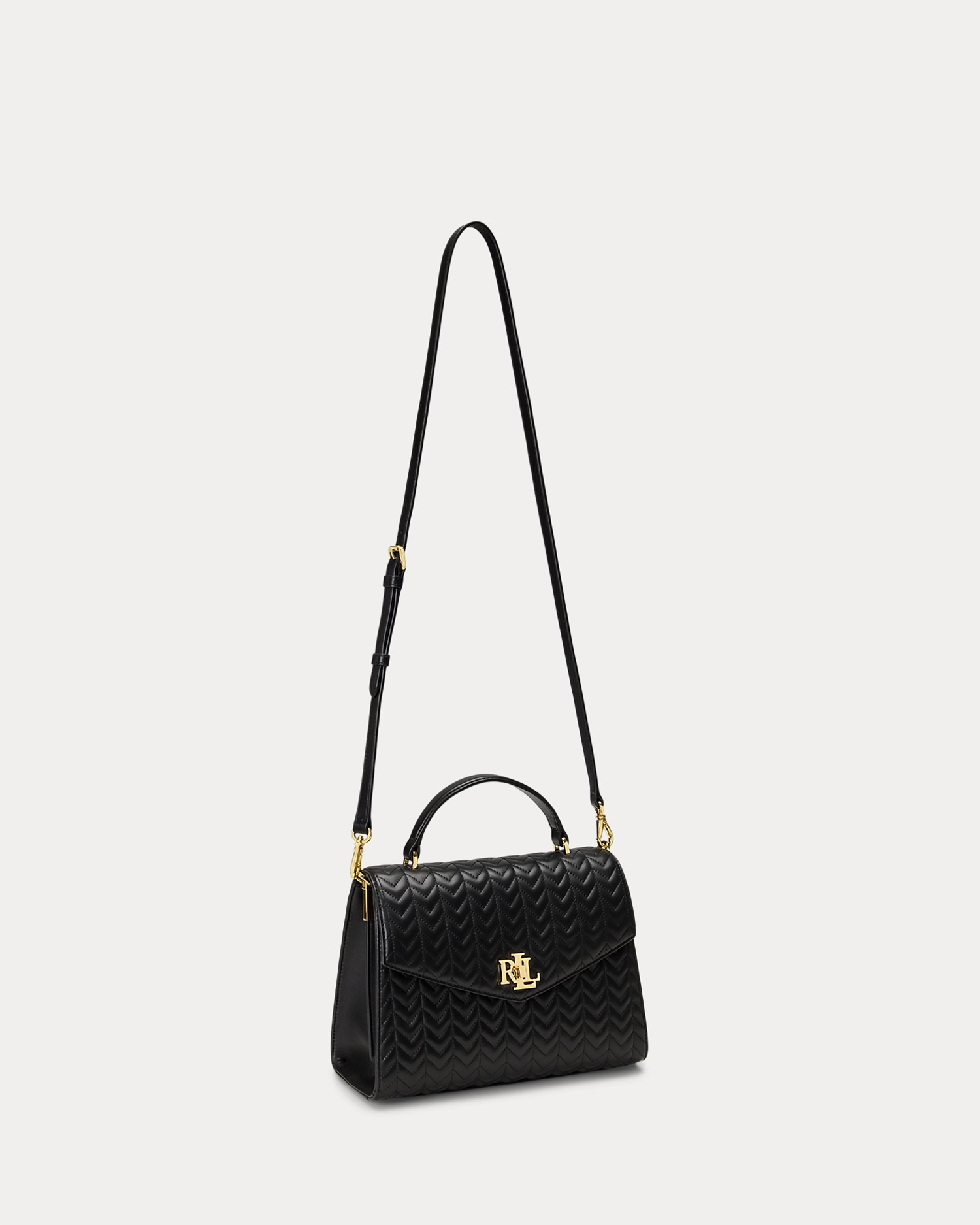 Quilted leather medium farrah-Veske-Ralph Lauren-Aandahls