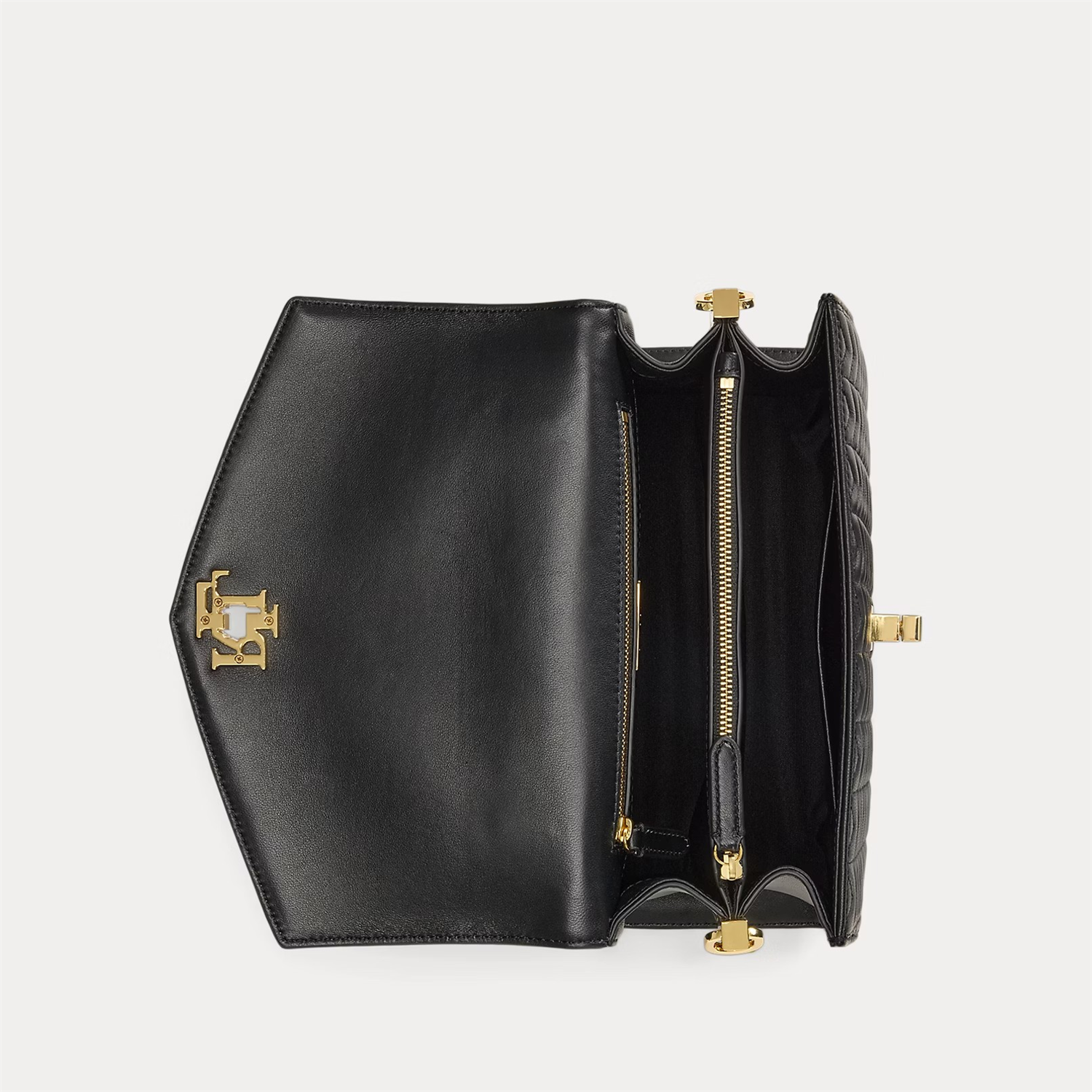 Quilted leather medium farrah-Veske-Ralph Lauren-Aandahls