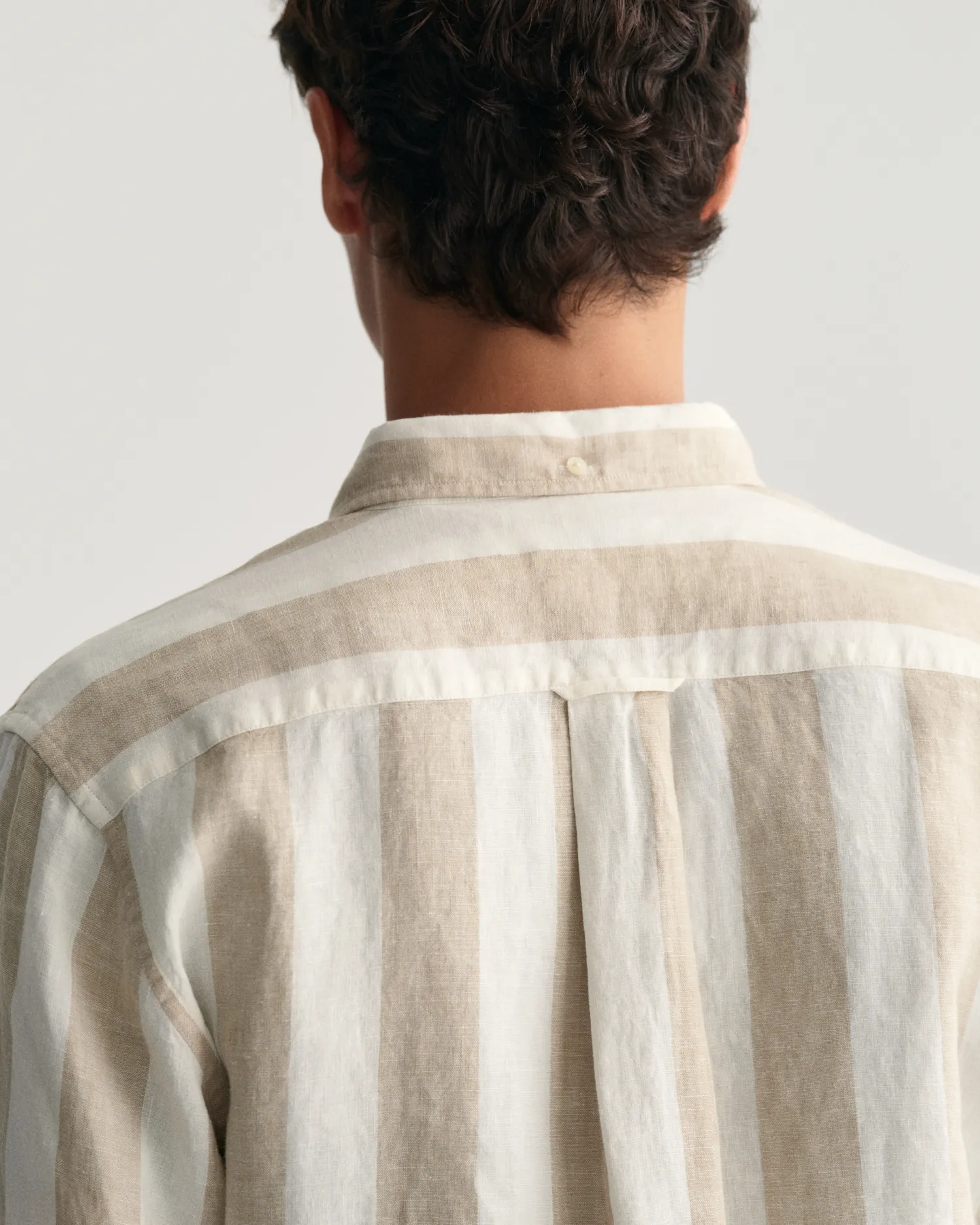 REG BOLD STRIPE LINEN SHIRT-Skjorter-Gant-Aandahls