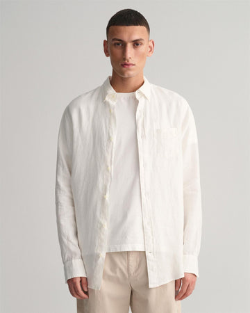 REG LINEN SHIRT-Skjorter-Gant-Aandahls