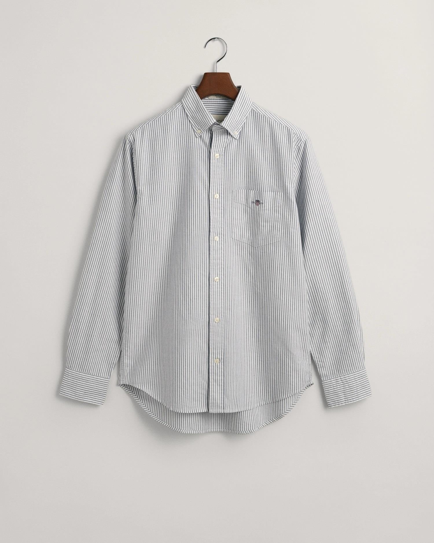 REG OXFORD BANKER STRIPE SHIRT-Skjorter-Gant-Aandahls
