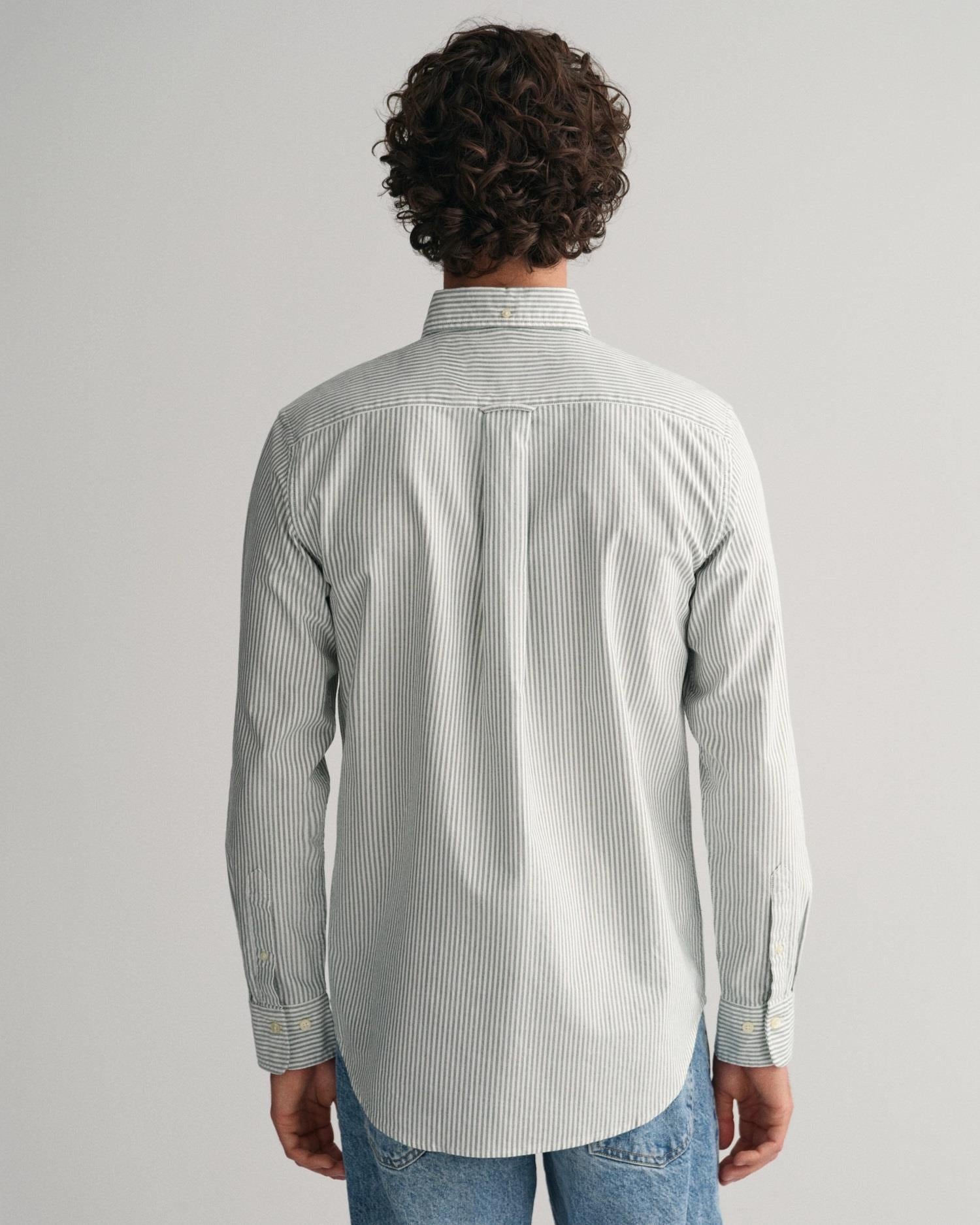 REG OXFORD BANKER STRIPE SHIRT-Skjorter-Gant-Aandahls