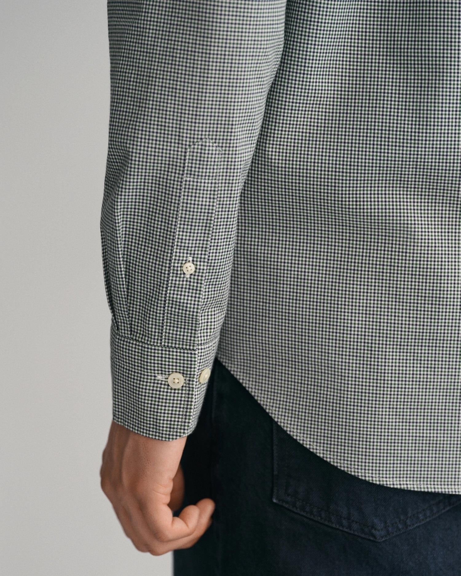 REG POPLIN MICRO CHECK SHIRT-Skjorter-Gant-Aandahls