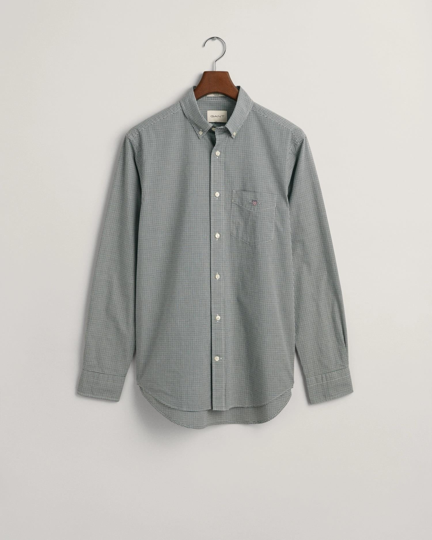 REG POPLIN MICRO CHECK SHIRT-Skjorter-Gant-Aandahls