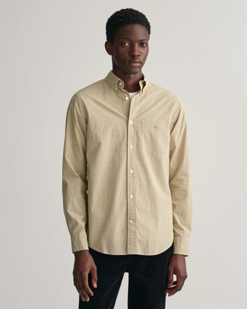 REG POPLIN MICRO CHECK SHIRT-Skjorter-Gant-Aandahls