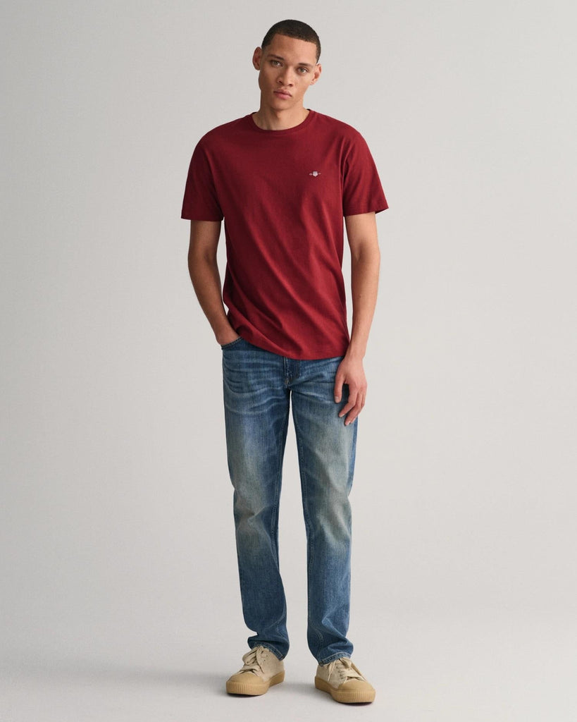 REG SHIELD SS T-SHIRT-Sweat-Gant-Aandahls