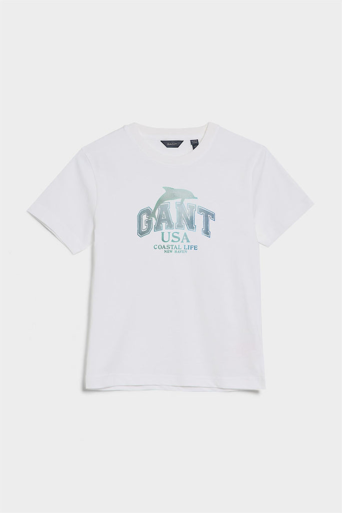 RELAXED GANT T-SHIRT-T-shirt-Gant-Aandahls