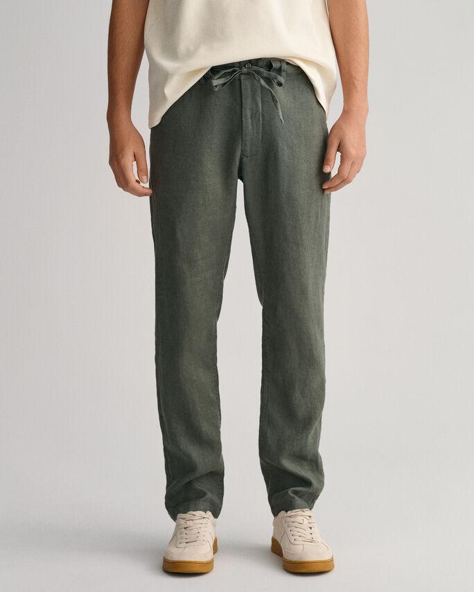 RELAXED LINEN DS PANTS-Bukser-Gant-Aandahls