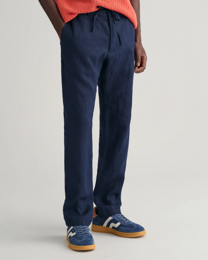 RELAXED LINEN DS PANTS-Bukser-Gant-Aandahls