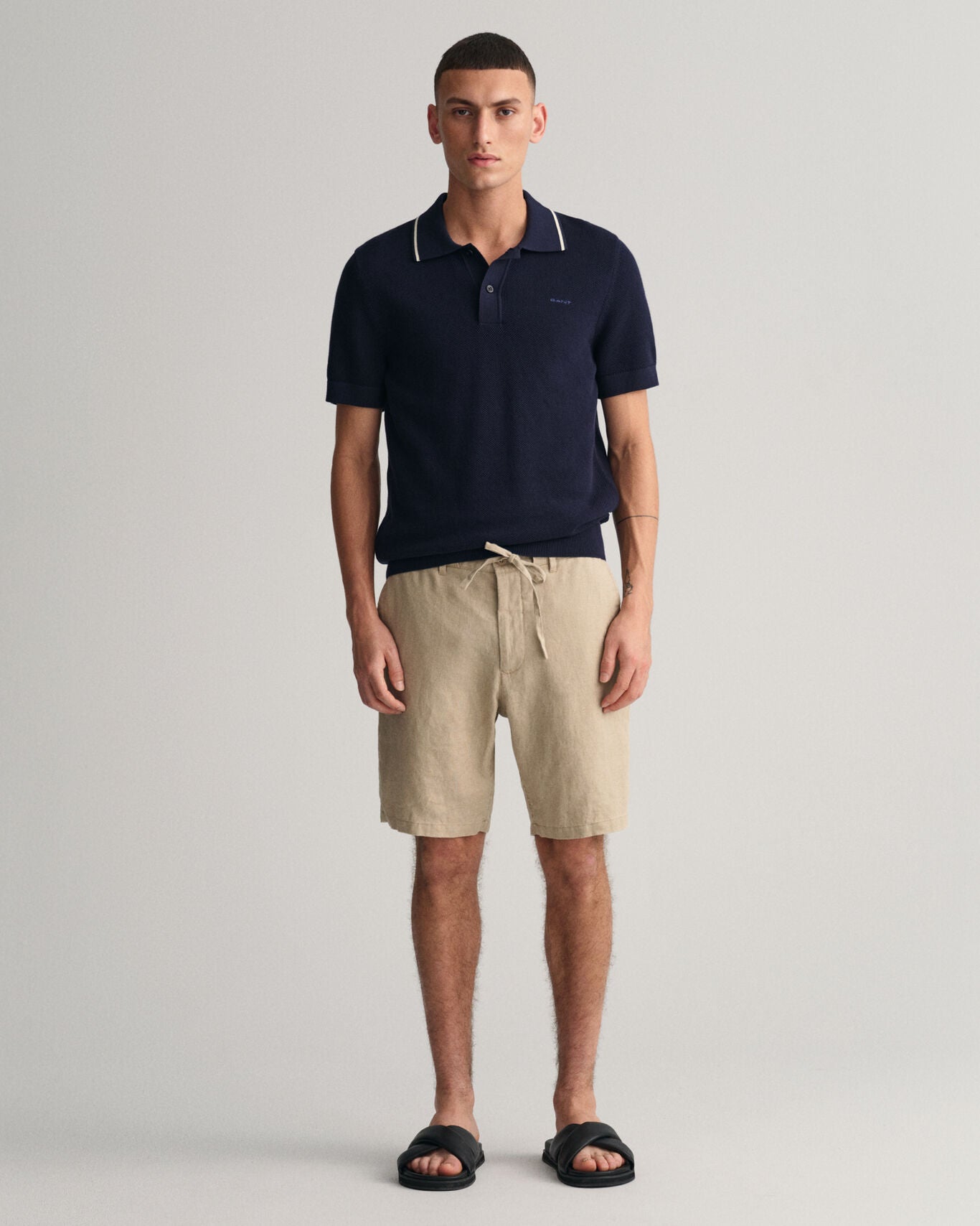 RELAXED LINEN DS SHORTS-Shorts-Gant-Aandahls
