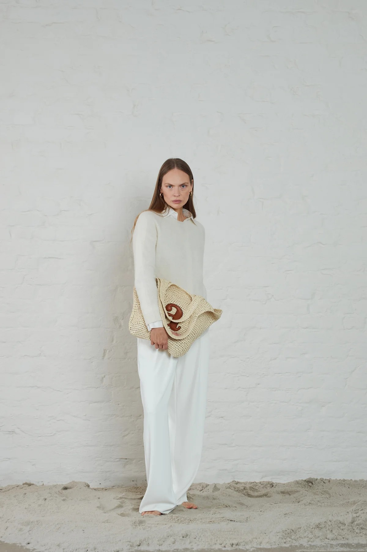 Raffia tote-Veske-Arnie Says-Aandahls