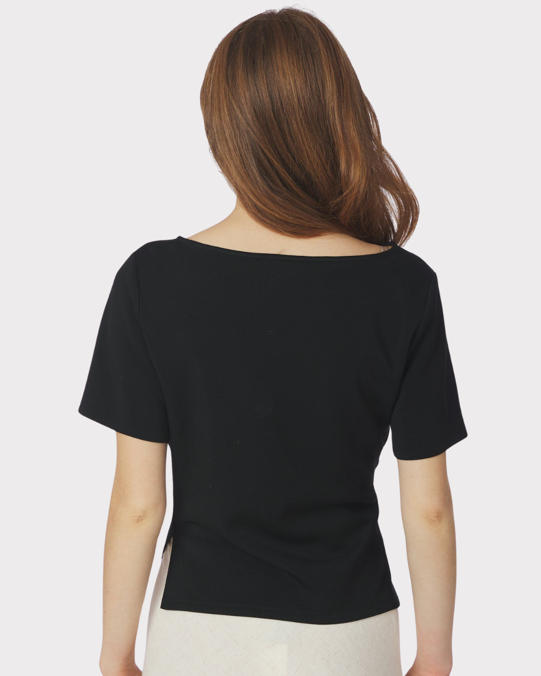 Rasmine Soft Blouse-T-shirt-Neo Noir-Aandahls