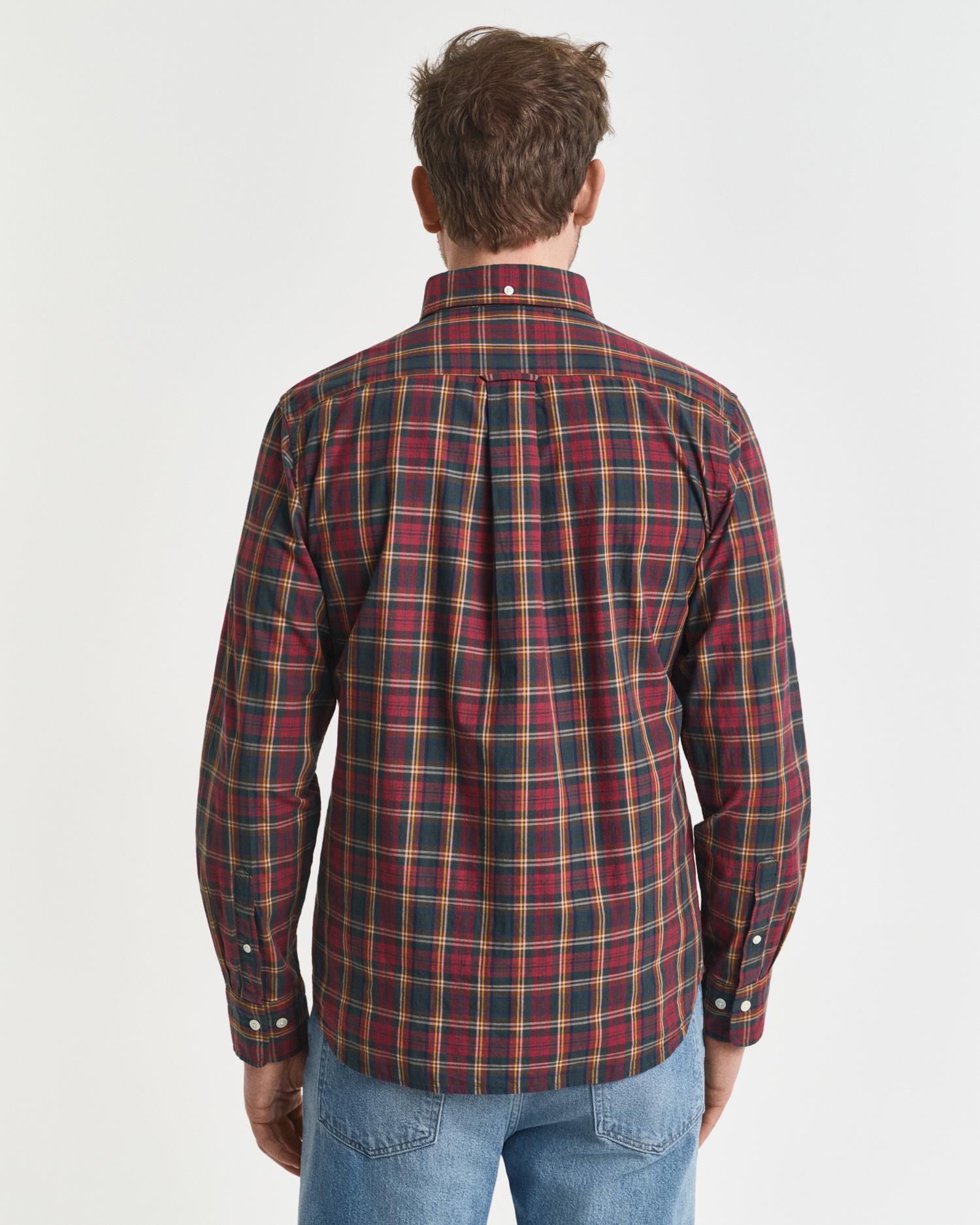 Reg Archive Poplin Check Shirt-Skjorte-Gant-Aandahls