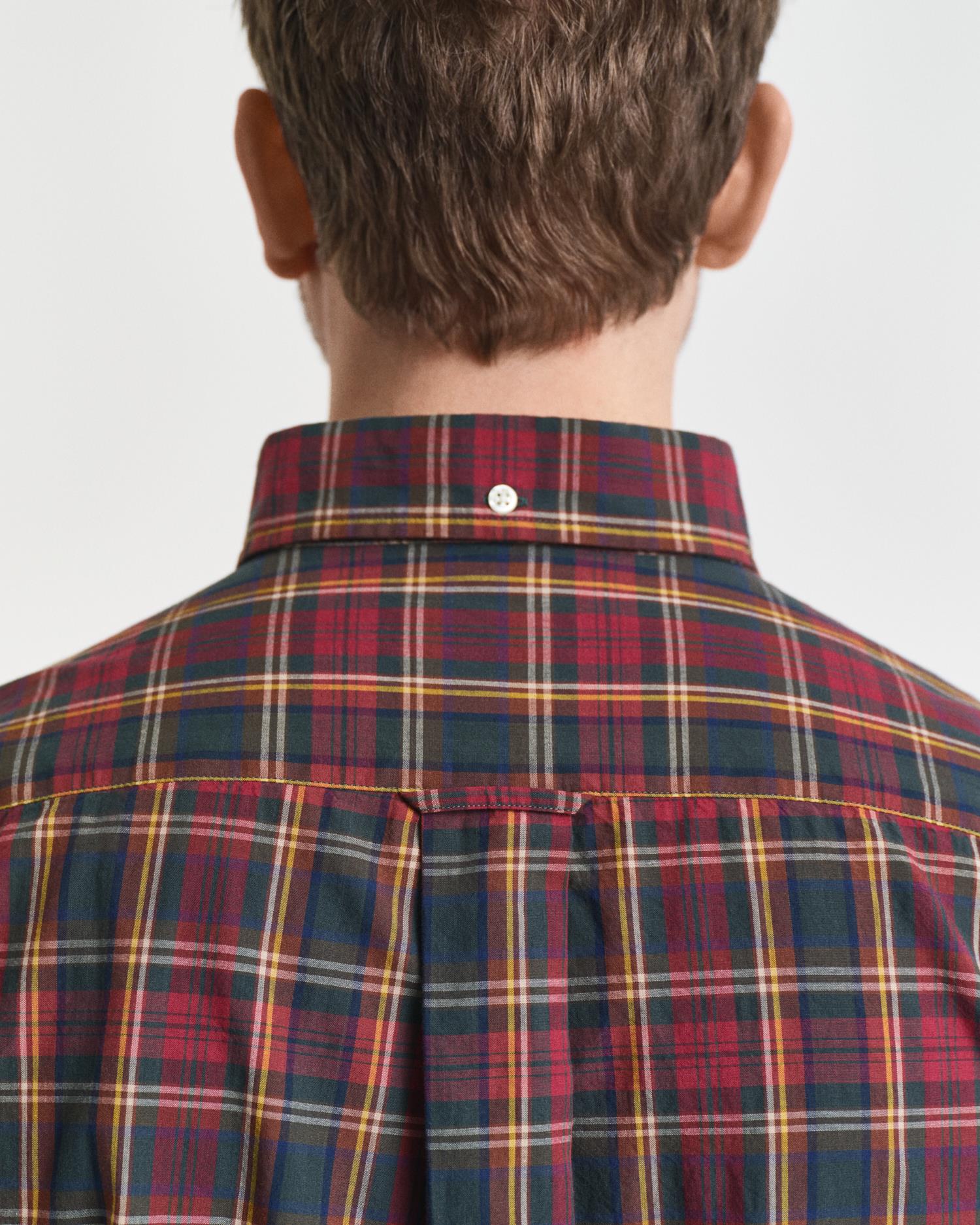 Reg Archive Poplin Check Shirt-Skjorte-Gant-Aandahls