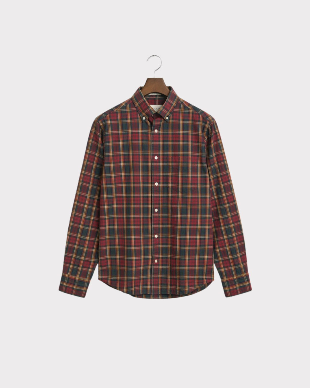 Reg Archive Poplin Check Shirt-Skjorte-Gant-Aandahls