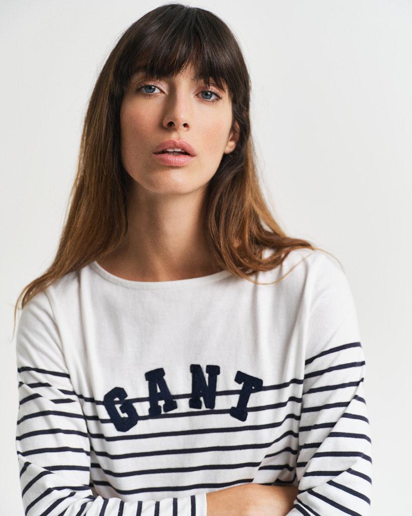 Reg Breton Boat Neck T-shirt-Genser-Gant-Aandahls