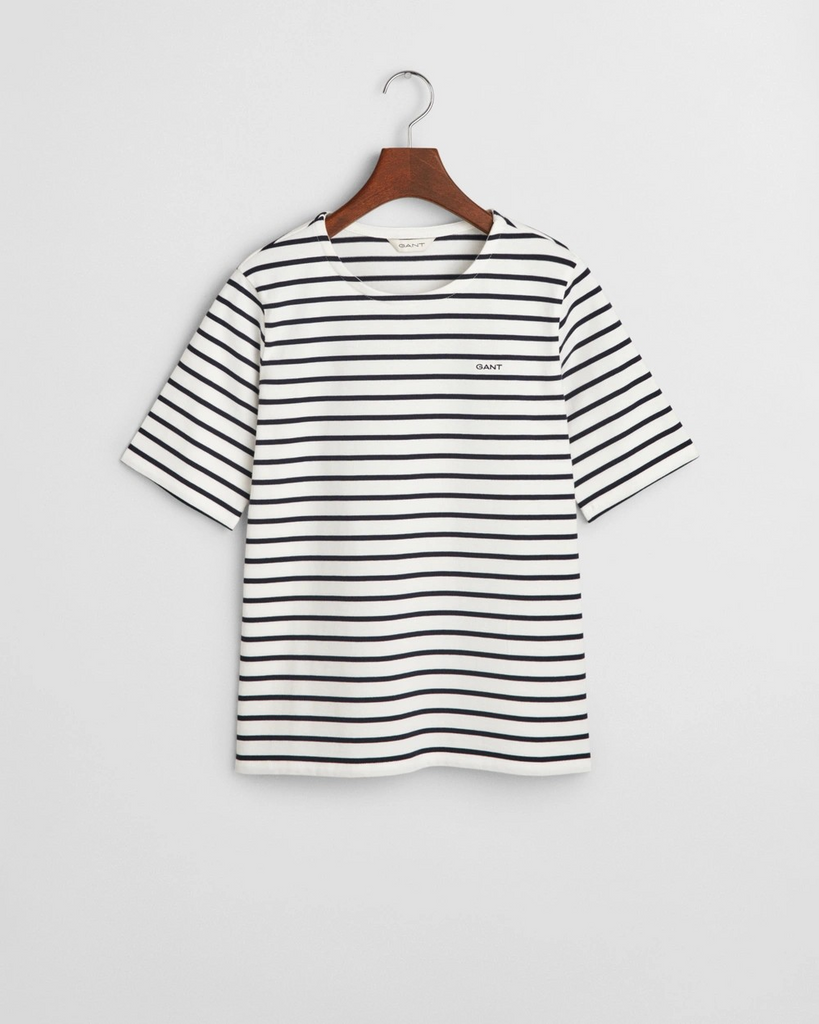 Reg Breton C-neck ss T-shirt-T-shirt-Gant-Aandahls