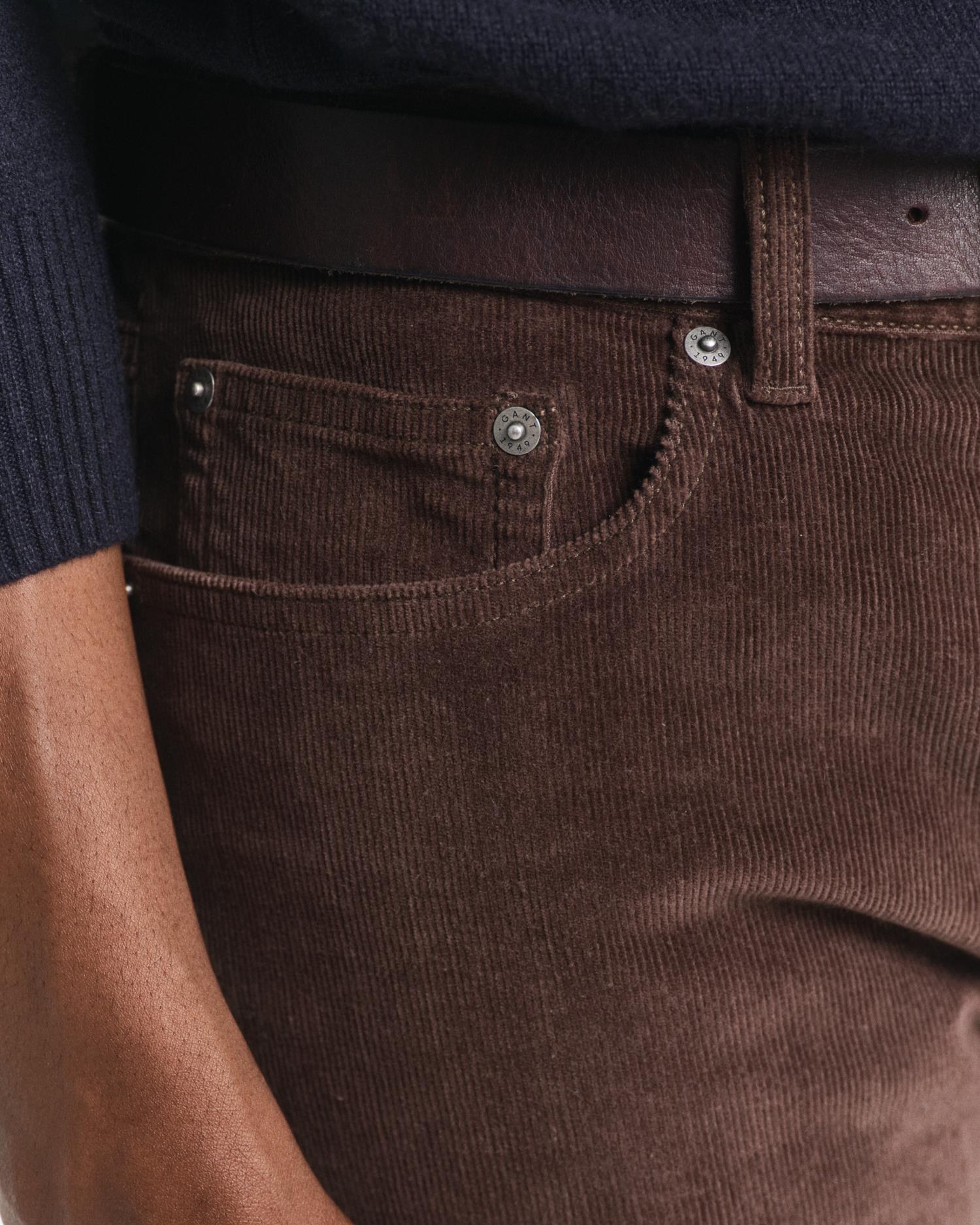 Reg Cord Jeans-Jeans-Gant-Aandahls