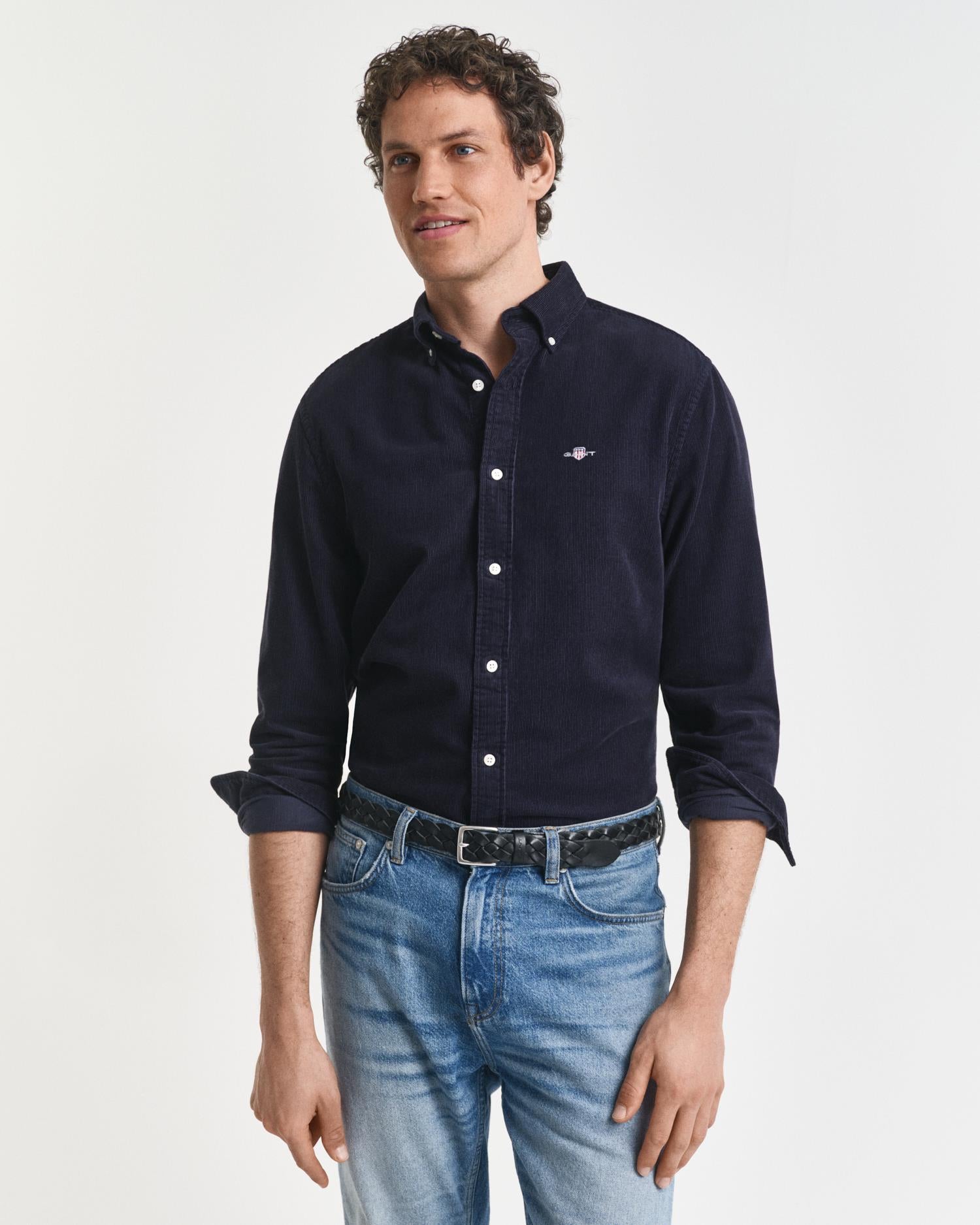 Reg Corduroy Shirt-Skjorte-Gant-Aandahls