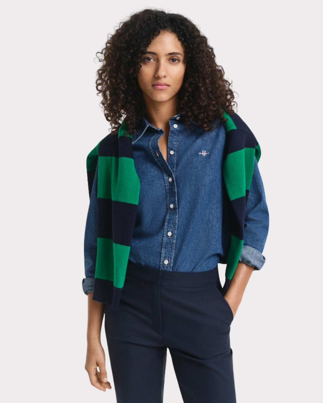 Reg Denim Shirt-Skjorte-Gant-Aandahls