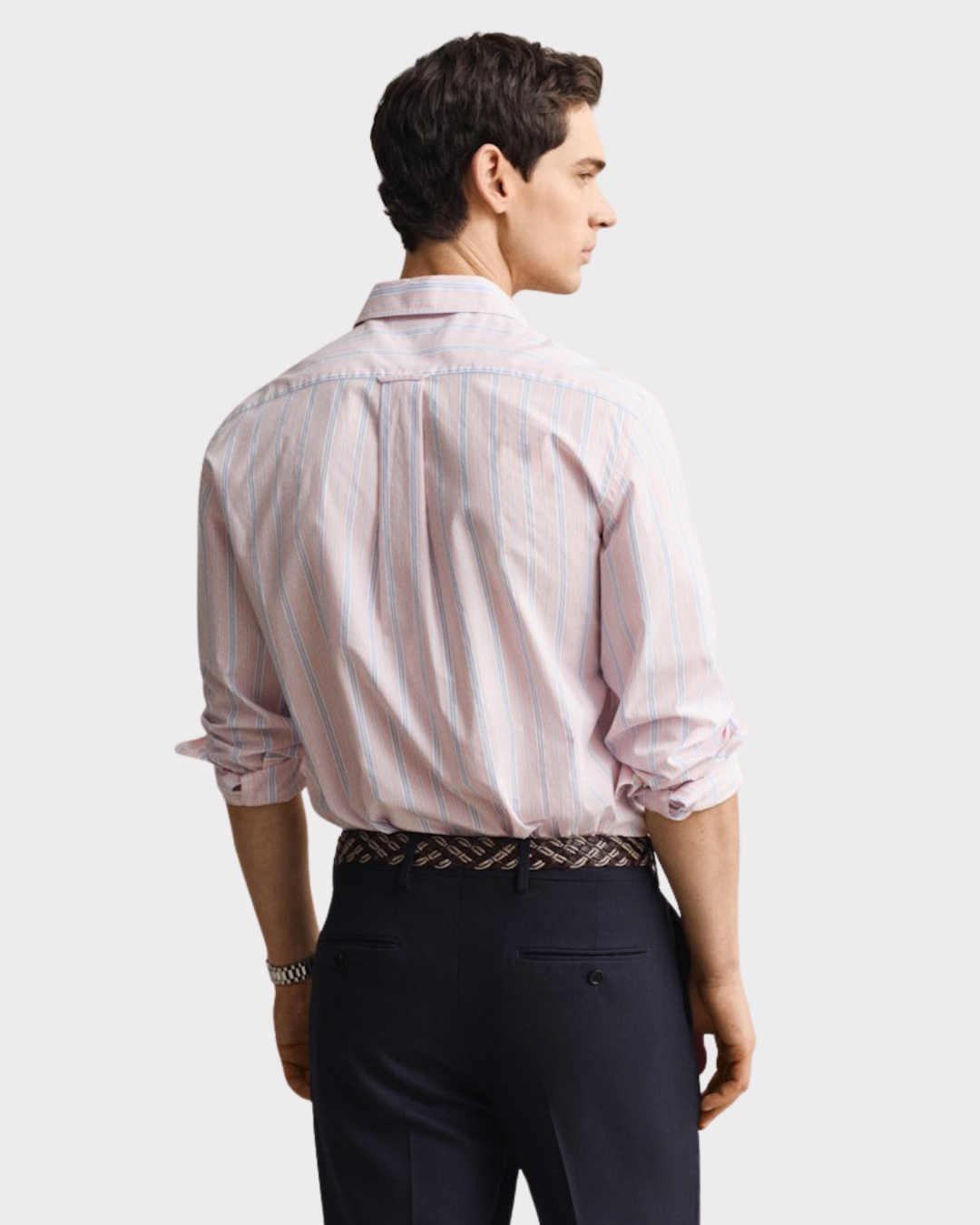 Reg Dobby Stripe Shirt-Skjorte-Gant-Aandahls