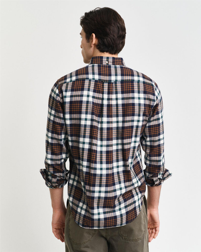 Reg Flanell Plaid Shirt-Skjorte-Gant-Aandahls