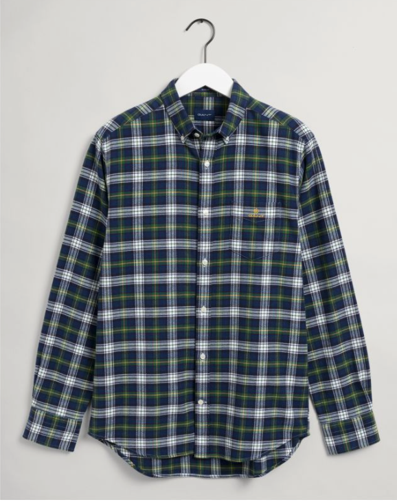 Reg Flannel Check-Skjorte-Gant-Aandahls