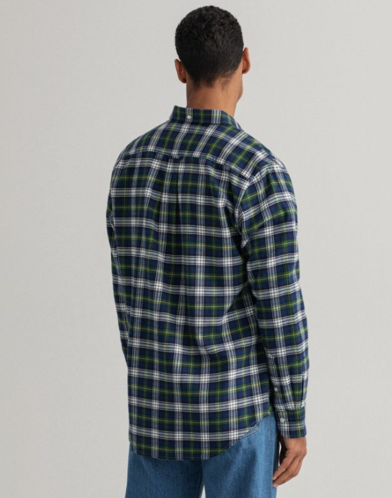 Reg Flannel Check-Skjorte-Gant-Aandahls