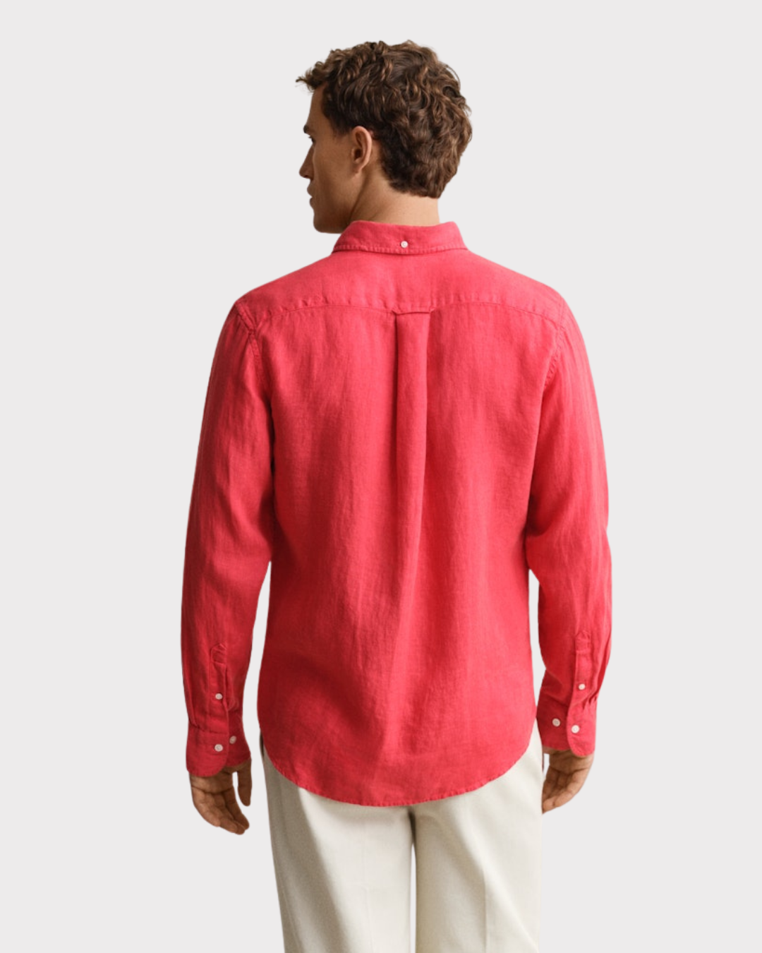Reg Gmnt Dyed Linen Shirt-Skjorte-Gant-Aandahls