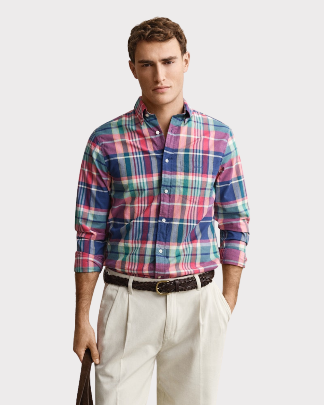 Reg Indian Madras Check Shirt-Skjorte-Gant-Aandahls