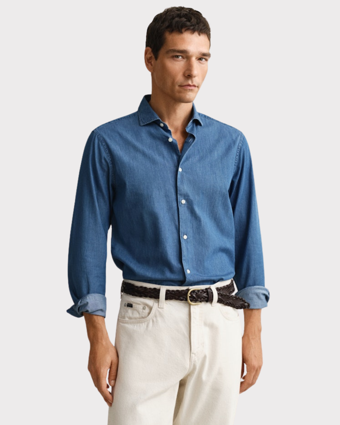 Reg Indigo Twill Shirt
