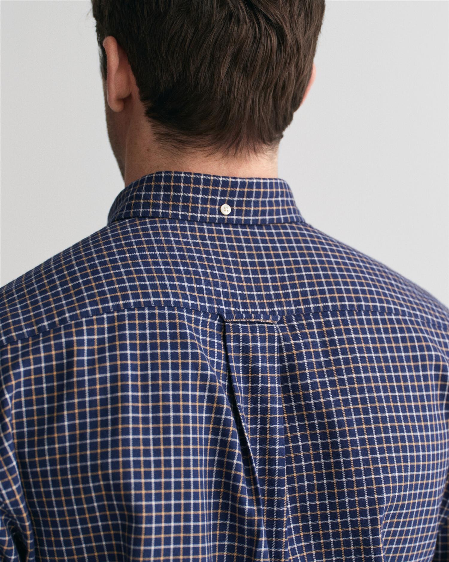 Reg Jaspe Tattersall Shirt-Skjorter-Gant-Aandahls