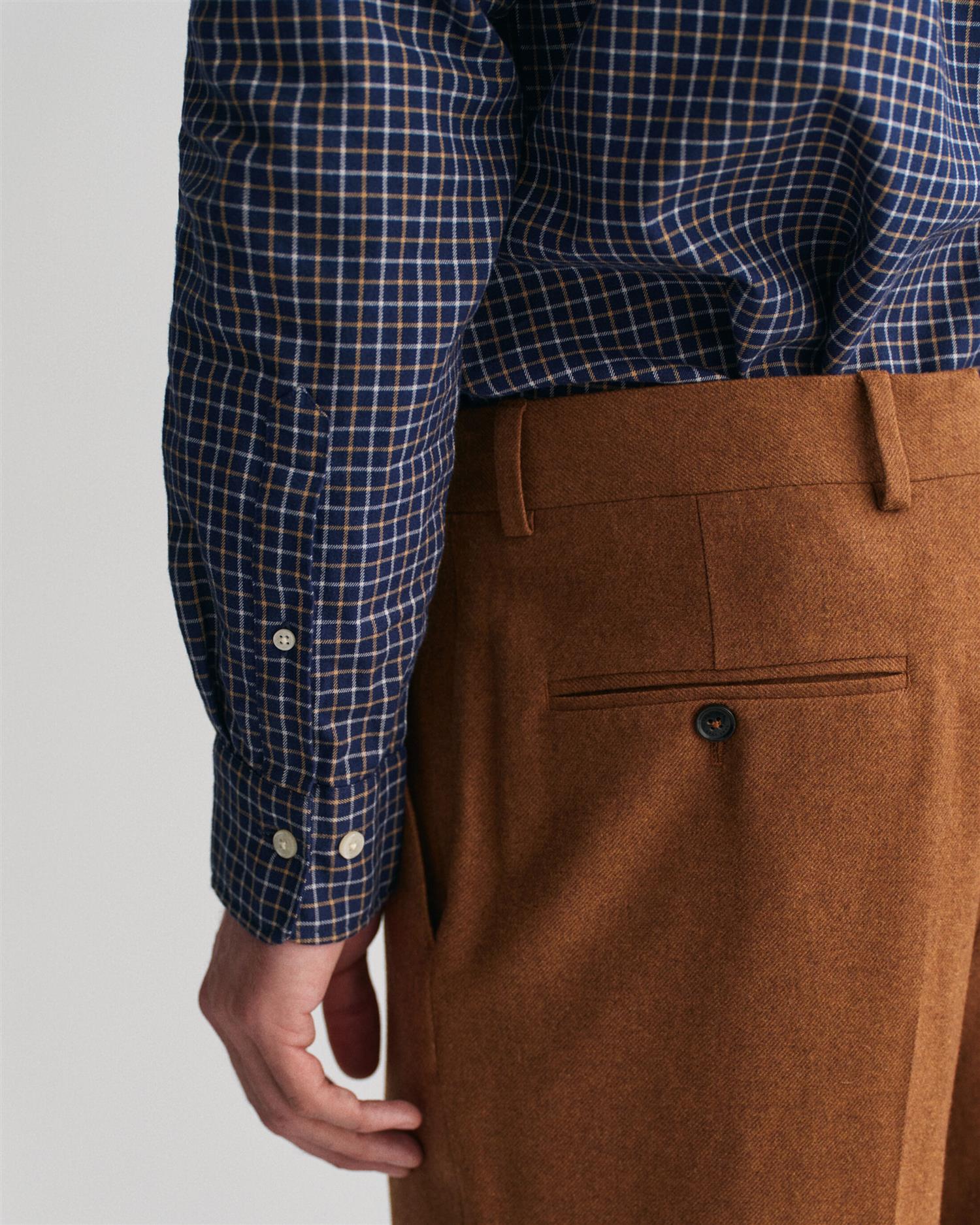 Reg Jaspe Tattersall Shirt-Skjorter-Gant-Aandahls