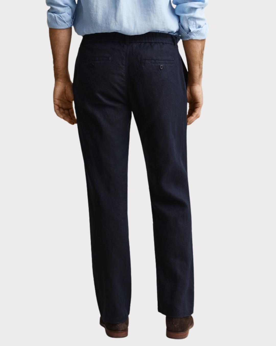 Reg Linen Ds Pants-Bukse-Gant-Aandahls