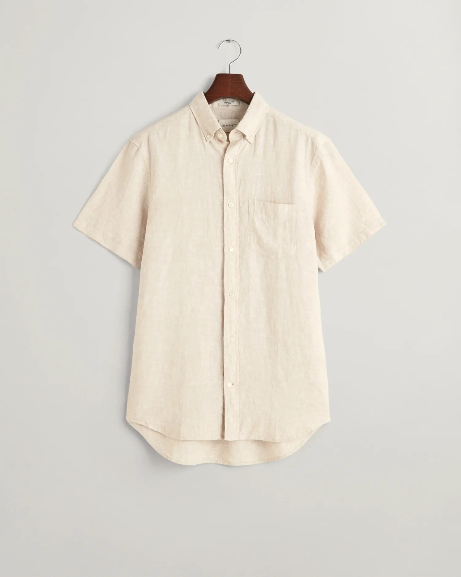 Reg Linen SS Shirt-Skjorter-Gant-Aandahls