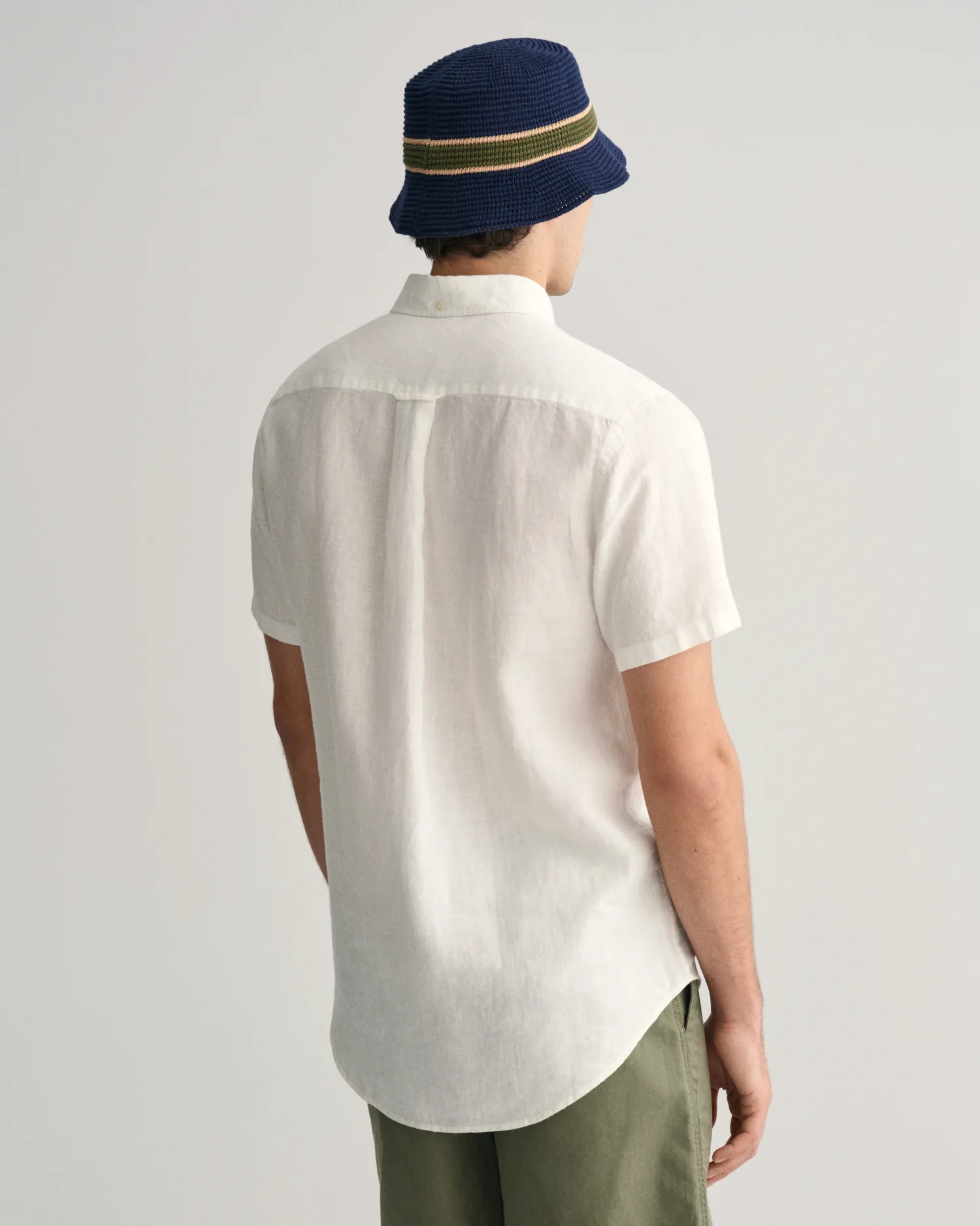 Reg Linen SS Shirt-Skjorter-Gant-Aandahls