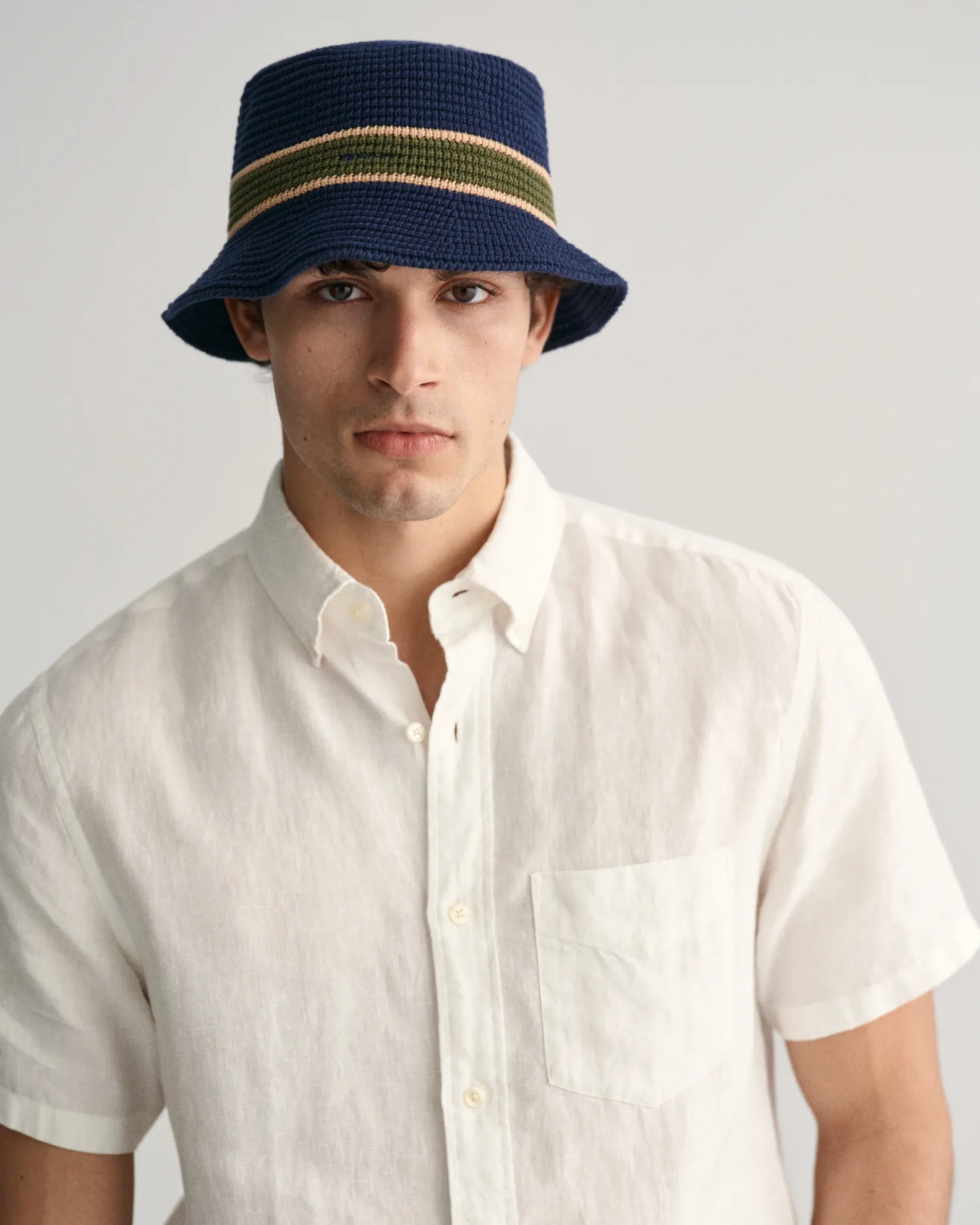 Reg Linen SS Shirt-Skjorter-Gant-Aandahls
