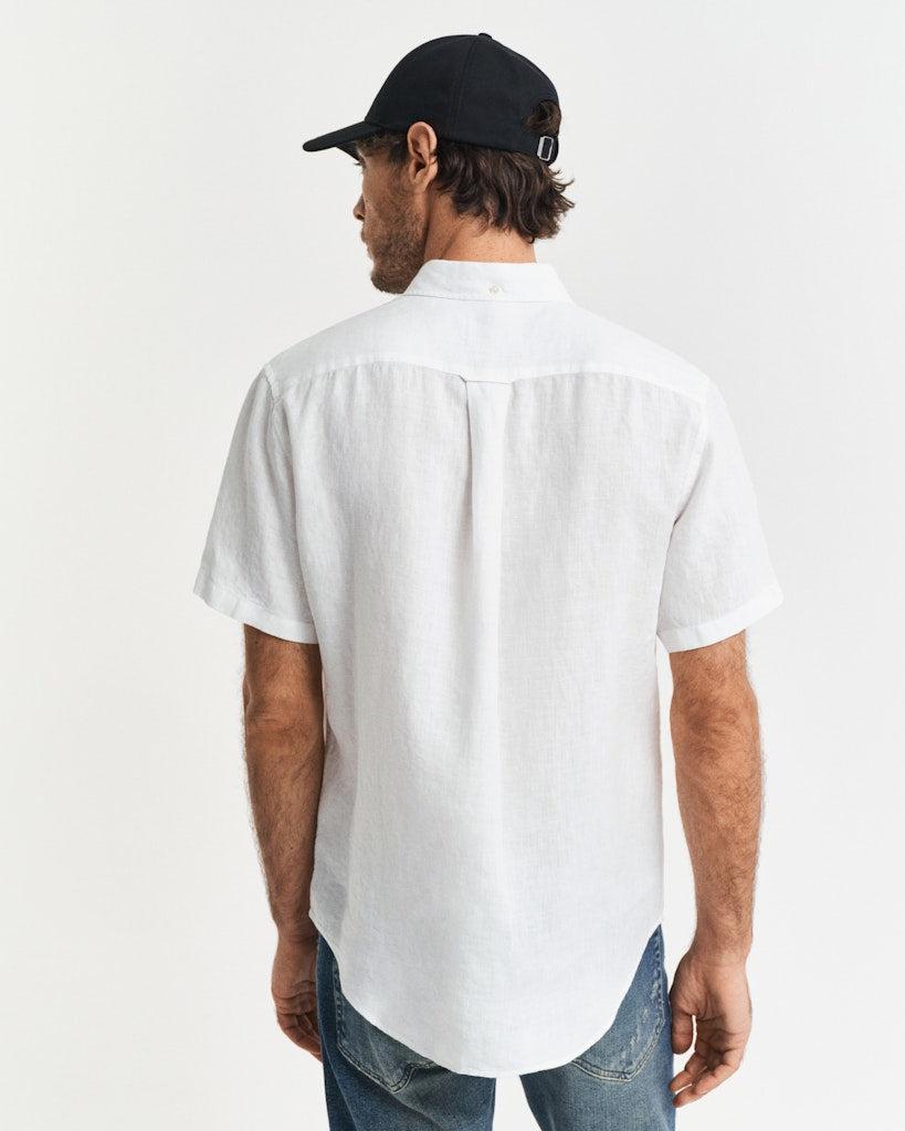 Reg Linen ss shirt-Skjorte-Gant-Aandahls