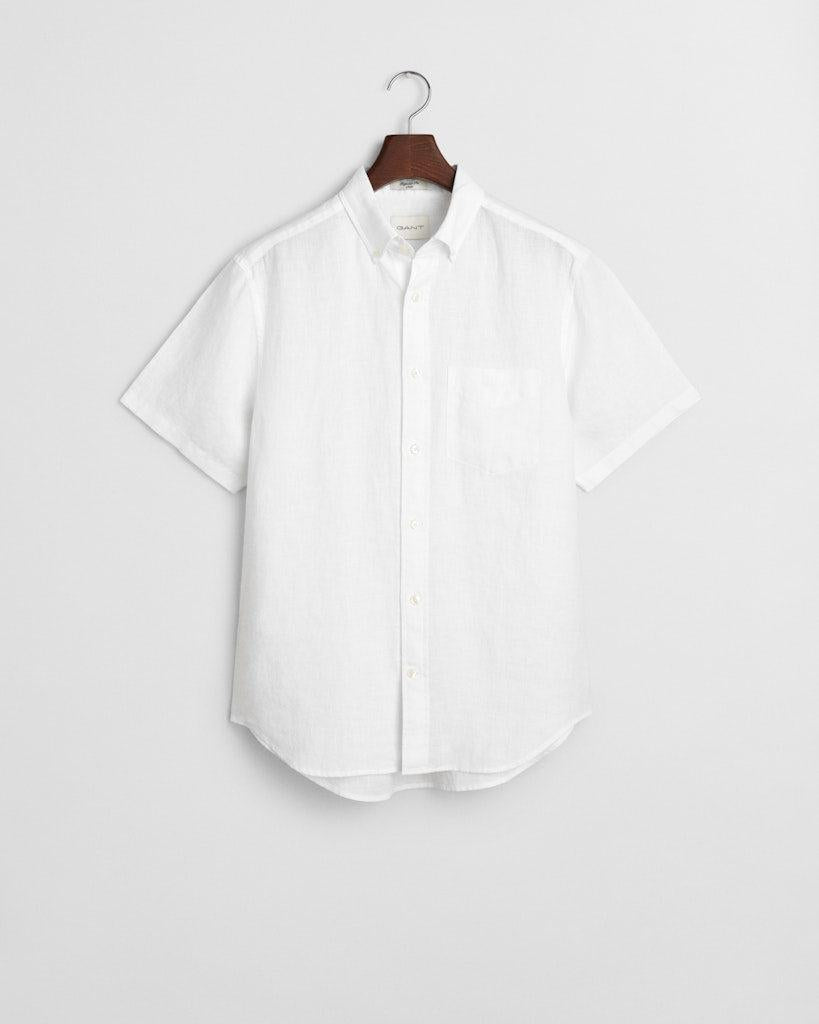 Reg Linen ss shirt-Skjorte-Gant-Aandahls