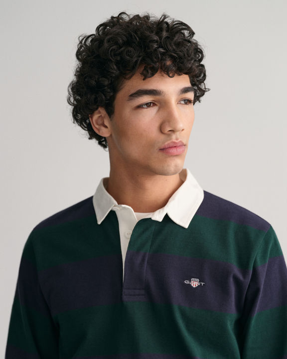 Reg Shield Barstripe Heavy Rugger-Sweat-Gant-Aandahls