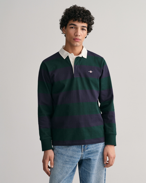 Reg Shield Barstripe Heavy Rugger-Sweat-Gant-Aandahls