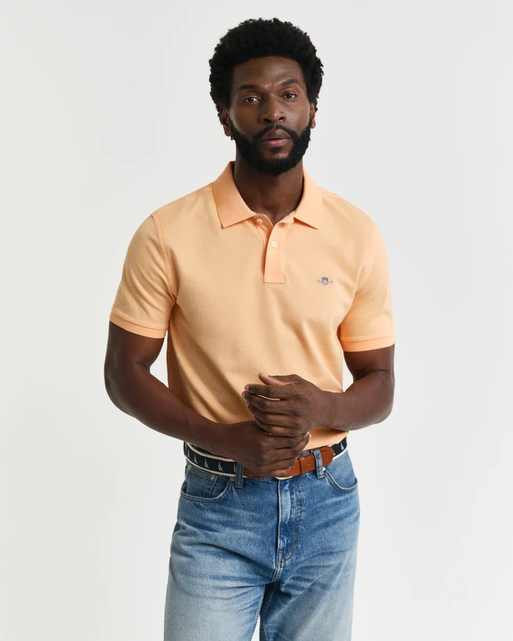 Reg Shield SS Pique Polo-T-shirt-Gant-Aandahls