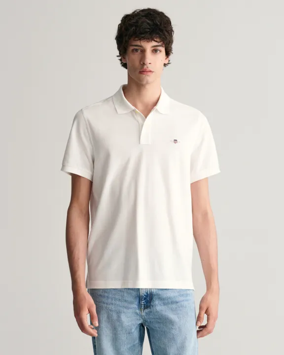 Reg Shield Ss Pique Polo-Sweat-Gant-Aandahls