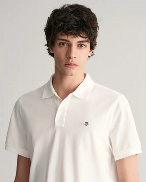 Reg Shield Ss Pique Polo-Sweat-Gant-Aandahls