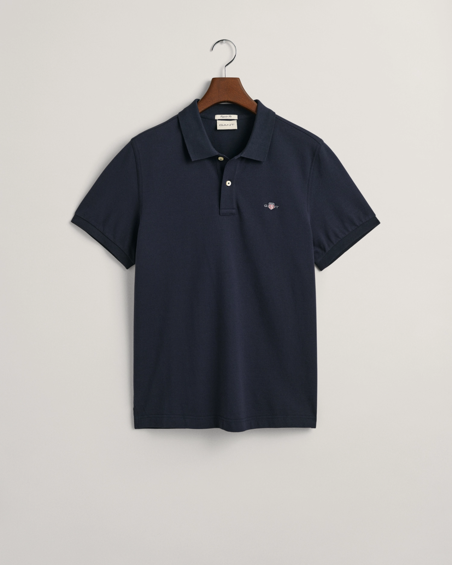 Reg Shield Ss Pique Polo-T-shirt-Gant-Aandahls